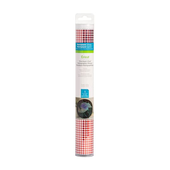 Cricut® Premium Vinyl™ Cherry Holographic Mosaic Circles